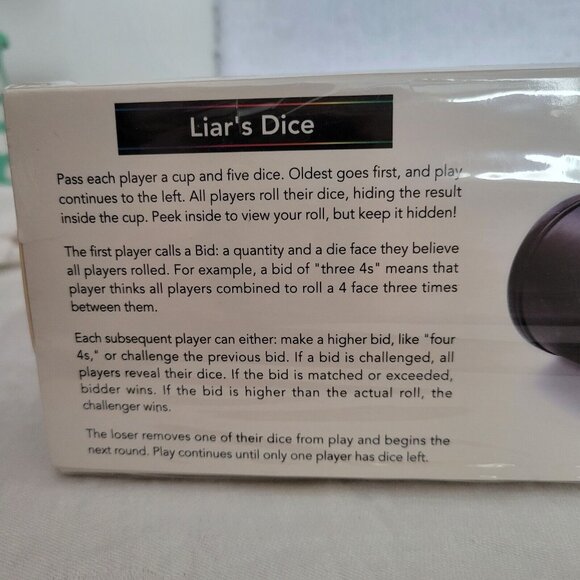 NEW Brybelly Professional Dice Cups Game Night Pack Colorful 5 w/matching dice - Picture 5 of 7